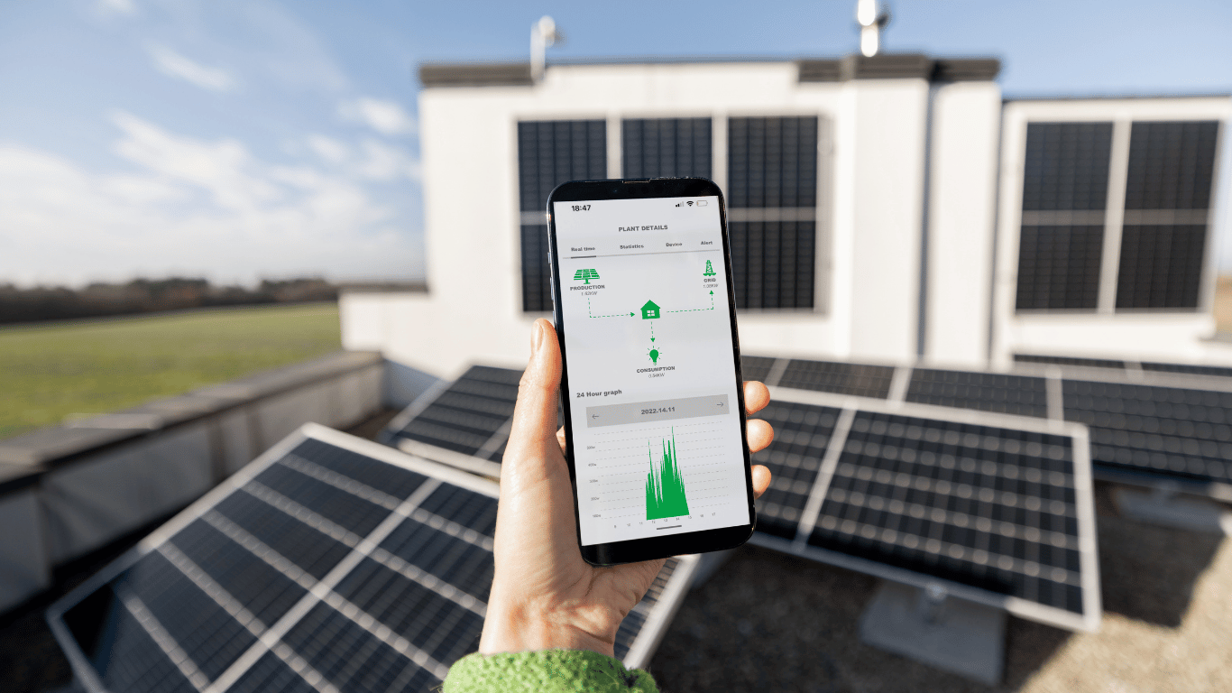 Solar energy monitoring dashboard