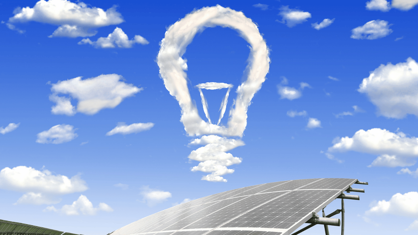 Solar energy savings graph